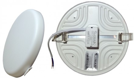 Панель LED без рамок (движимые клипсы) 12W 4000K круг D 100 мм LUMANO. Днепр. фото 1 Панель LED без рамок (движимые клипсы) 12W 4000K круг D 100 мм LUMANO. Днепр. фото 1