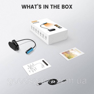 Лампа настольная аккумуляторная Glocusent Mini clip-on Book light, белая. Дніпро. фото 1 Лампа настольная аккумуляторная Glocusent Mini clip-on Book light, белая. Дніпро. фото 1