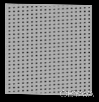 Перфорація настінна ASTEN Metal 1000x1000 мм білий глянець