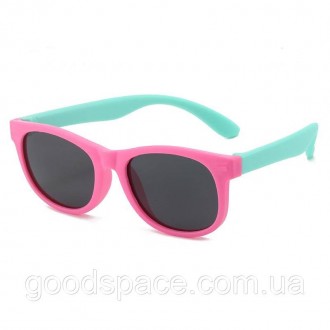 Детские очки polarized P1513-3 розовые с мятной дужкой. Днепр. фото 1 Детские очки polarized P1513-3 розовые с мятной дужкой. Днепр. фото 1