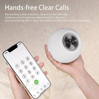 Колонка Bluetooth біла переносна акустична потужна 5w Блюбуз-динамік FM AUX SD н. Кам'янське. фото 1 Колонка Bluetooth біла переносна акустична потужна 5w Блюбуз-динамік FM AUX SD н. Кам'янське. фото 1