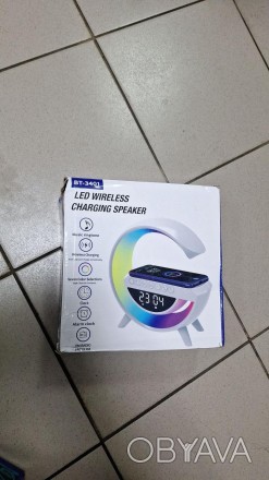 УЦЕНКА! Настольная смарт лампа, ночник BT-3401 RGB Rainbow с Bluetooth колонкой 