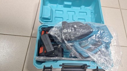 ОЧЕНКА! Акумуляторна ланцюгова пила З6В 6А, електропила з двома акумуляторами (Немає одного акумулятора 2809)