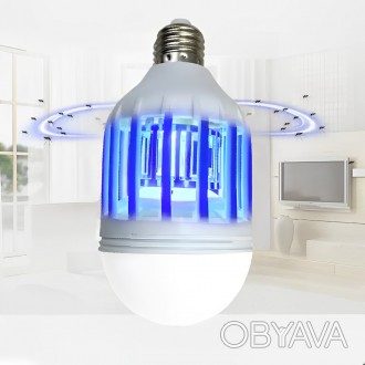 Лампочка отпугиватель от комаров ZappLight AND LY-577, Светодиодная лампа уничто