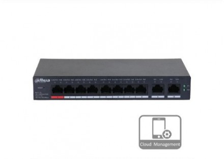 Комутатор 8 портів керований Dahua DH-CS4010-8ET-110 PoE. Днепр. фото 1 Комутатор 8 портів керований Dahua DH-CS4010-8ET-110 PoE. Днепр. фото 1