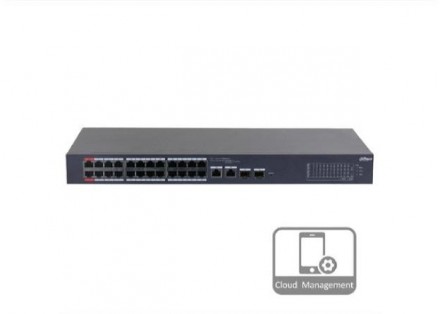 Комутатор 24 порти керований Dahua DH-CS4226-24ET-240 PoE. Днепр. фото 1 Комутатор 24 порти керований Dahua DH-CS4226-24ET-240 PoE. Днепр. фото 1