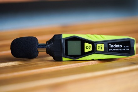 Вимірювач рівня шуму Tadeto SL720 | 30-130 дБ | LCD-дисплей.

* Характеристики. . фото 3