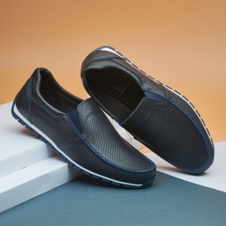 Летние кожаные мокасины с перфорацией Ecco Denim Leather 45. Киев. фото 1 Летние кожаные мокасины с перфорацией Ecco Denim Leather 45. Киев. фото 1