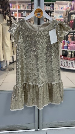 Сукня святкова дитяча золота з блискітками пайєтками 98 см бренд H&M 2-3 роки. Хмельницкий. фото 1 Сукня святкова дитяча золота з блискітками пайєтками 98 см бренд H&M 2-3 роки. Хмельницкий. фото 1
