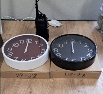 Часы настенные 19,5 см, белый HP218W. Одесса. фото 1 Часы настенные 19,5 см, белый HP218W. Одесса. фото 1