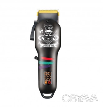 Триммер для бороды и волос VGR V-699B аккумуляторный USB зарядка черный