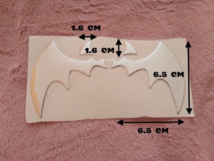 3D Наклейка в виде крыльев летучей мыши, украсит Ваш автомобиль
Самоклеющиеся, . . фото 3