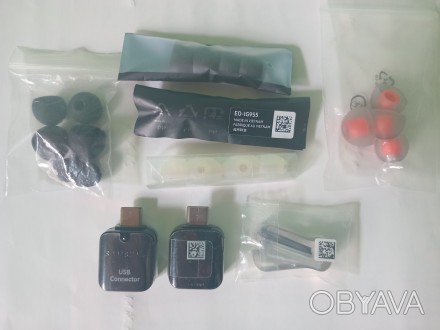 Usb переходник Самсунг, накладки для наушников.