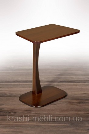 &bull;	Ніжка виготовлена з масиву натурального клена Стільниця та підніжка виконані з. . фото 3