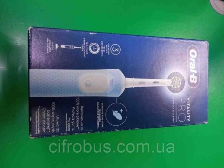 Електричні зубні щітки Б/У Oral-B Vitality D103.413.3 PRO Protect X Clean Vapor Blue. Київ. фото 1 Електричні зубні щітки Б/У Oral-B Vitality D103.413.3 PRO Protect X Clean Vapor Blue. Київ. фото 1