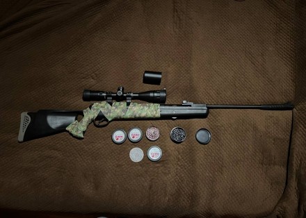 ПРОДАЮ HATSAN 125 SUPER MAGNUM ГАЗОВА ПРУЖИНА 380 м.с.. . фото 4 ПРОДАЮ ВСЕ ЩО НА ФОТО.
В комплекті йде гвинтівка оптика сумка переносу та набої. . фото 4