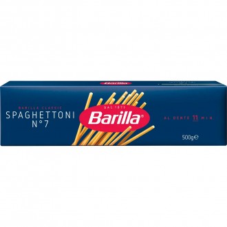 Макарони Спагеттоні №7 Barilla Spaghettoni Al Dente Барілла Паста спагетті Довгі. Ужгород. фото 1