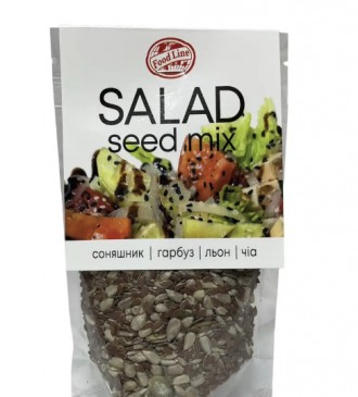 Насіння Мікс для Салатів Food line Salad Seed Mix Фуд лайн Сухе несмажене Пакет . Ужгород. фото 1 Насіння Мікс для Салатів Food line Salad Seed Mix Фуд лайн Сухе несмажене Пакет . Ужгород. фото 1