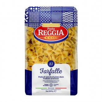 Макарони Фарфалле Pasta Reggia №83 Farfalle Реджія Паста Макарони Бантики Пшенич. Ужгород. фото 1 Макарони Фарфалле Pasta Reggia №83 Farfalle Реджія Паста Макарони Бантики Пшенич. Ужгород. фото 1