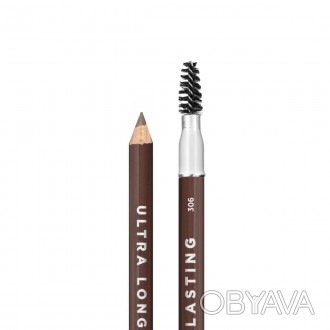 Карандаш для бровей Parisa Cosmetics 306 шоколадно-коричневий