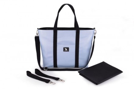 Сумка для коляски Cottonmoose Shopper 750/151 pearl blue leather голубой. Киев. фото 1 Сумка для коляски Cottonmoose Shopper 750/151 pearl blue leather голубой. Киев. фото 1