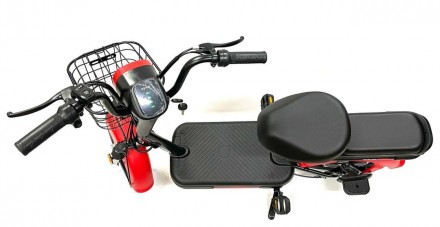 Електроскутер Crosser Mini мотор 450W, 48V 12AH (4шт АКБ). . фото 7 Колір: Чорний, Сірий, Червоний, Зелений
Електричний велосипед Crosser Mini
Проп. . фото 7