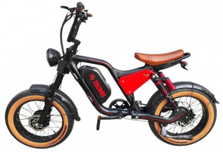 Электровелосипед fatbike Tecros X9 dual 48v 20.3 ah. Киев. фото 1 Электровелосипед fatbike Tecros X9 dual 48v 20.3 ah. Киев. фото 1