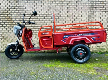 Електротрицикл вантажний 800W CARGO 12" 60V 32Ah (Сірий, Синій, Червоний). Київ. фото 1 Електротрицикл вантажний 800W CARGO 12" 60V 32Ah (Сірий, Синій, Червоний). Київ. фото 1