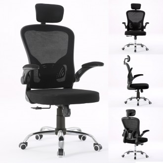 Кресло офисное эргономичное компьютерное Ergonomic черное до 120кг. Киев. фото 1 Кресло офисное эргономичное компьютерное Ergonomic черное до 120кг. Киев. фото 1