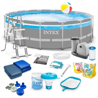 Басейн каркасний 17в1 INTEX 26730, 488 х 122 см. Київ. фото 1 Басейн каркасний 17в1 INTEX 26730, 488 х 122 см. Київ. фото 1
