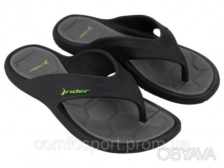 Мужские вьетнамки шлепанцы Rider Cape 83631-AZ143 чёрные 41