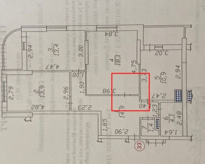 3к. квартира, вул. Крушельницької, 15а. . фото 5 Продається 3кімнатна квартира Поверх 5Площа 79.7 кв.м. Вікна у двір та на незабу. . фото 5