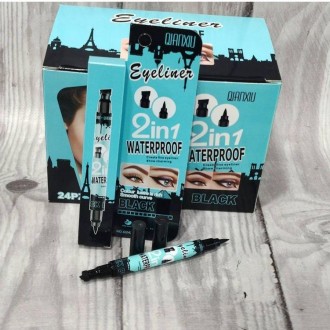 Подводка маркер для глаз c штампом 2в1 Qianxiu. Одесса. фото 1