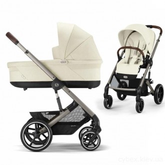 Коляска Cybex Balios S Lux Taupe 2 в 1 Seashell Beige 2025р.. Киев. фото 1 Коляска Cybex Balios S Lux Taupe 2 в 1 Seashell Beige 2025р.. Киев. фото 1