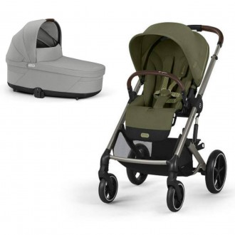 Коляска Cybex Balios S Lux Taupe 2 в 1 Moss Green / Люлька Stone Grey. Киев. фото 1 Коляска Cybex Balios S Lux Taupe 2 в 1 Moss Green / Люлька Stone Grey. Киев. фото 1