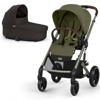 Коляска Cybex Balios S Lux Taupe 2 в 1 Moss Green / Люлька Chocolate Brown. Киев. фото 1 Коляска Cybex Balios S Lux Taupe 2 в 1 Moss Green / Люлька Chocolate Brown. Киев. фото 1