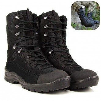 Тактические Берцы Stimul Атаман. 47р. Демисезон. Усиленные. Черный. Туристически. Дніпро. фото 1