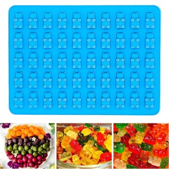 Силиконовая форма для желейных конфет "Мини Мишки Gummy Bears" 19х13.7 см Голубо. Черкаси. фото 1 Силиконовая форма для желейных конфет "Мини Мишки Gummy Bears" 19х13.7 см Голубо. Черкаси. фото 1