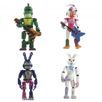 Набор 4в1 ФНАФ Аниматроники Пять ночей с Фредди (разборные), 14 см - FNAF. Киев. фото 1
