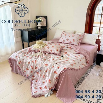 Муслінова постільна білизна з літньою ковдрою. Golorful Home.. Житомир. фото 1 Муслінова постільна білизна з літньою ковдрою. Golorful Home.. Житомир. фото 1