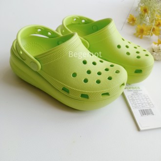 Детские сабо Crocs кроксы на девочку на платформе Crocs cutie Лайм. Киев. фото 1 Детские сабо Crocs кроксы на девочку на платформе Crocs cutie Лайм. Киев. фото 1