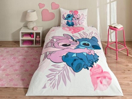 Підлітковий комплект Disney TAC Lilo & Stitch Ранфорс / простирадло на резинці. Харьков. фото 1 Підлітковий комплект Disney TAC Lilo & Stitch Ранфорс / простирадло на резинці. Харьков. фото 1