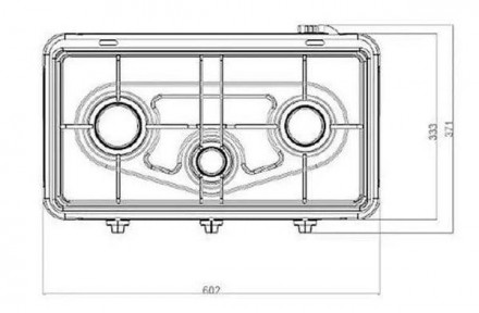 Газова настільна плита Yucel O-300-LPG grey. Дніпро. фото 1 Газова настільна плита Yucel O-300-LPG grey. Дніпро. фото 1