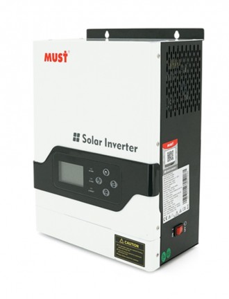 Гібридний інвертор MUST PV18-1512VPM, 1500W, 12V. Київ. фото 1 Гібридний інвертор MUST PV18-1512VPM, 1500W, 12V. Київ. фото 1
