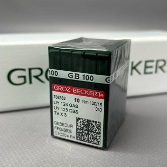 Голки для плоскошовних машин Groz Beckert UY 128GAS GEBEDUR №100. Одеса. фото 1 Голки для плоскошовних машин Groz Beckert UY 128GAS GEBEDUR №100. Одеса. фото 1