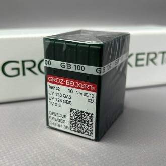 Голки для плоскошовних машин Groz Beckert UY 128GAS GEBEDUR №80. Одеса. фото 1 Голки для плоскошовних машин Groz Beckert UY 128GAS GEBEDUR №80. Одеса. фото 1
