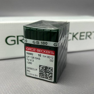 Голки для плоскошовних машин Groz Beckert UY 128GAS GEBEDUR №80-RG. Одеса. фото 1 Голки для плоскошовних машин Groz Beckert UY 128GAS GEBEDUR №80-RG. Одеса. фото 1