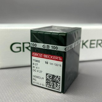 Голки для промислових оверлоків Groz Beckert В27 GEBEDUR №100-RG. Одеса. фото 1 Голки для промислових оверлоків Groz Beckert В27 GEBEDUR №100-RG. Одеса. фото 1
