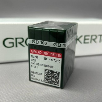 Голки для промислових оверлоків Groz Beckert В27 GEBEDUR №70-RG. Одеса. фото 1 Голки для промислових оверлоків Groz Beckert В27 GEBEDUR №70-RG. Одеса. фото 1