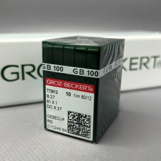 Голки для промислових оверлоків Groz Beckert В27 GEBEDUR №80-RG. Одеса. фото 1 Голки для промислових оверлоків Groz Beckert В27 GEBEDUR №80-RG. Одеса. фото 1